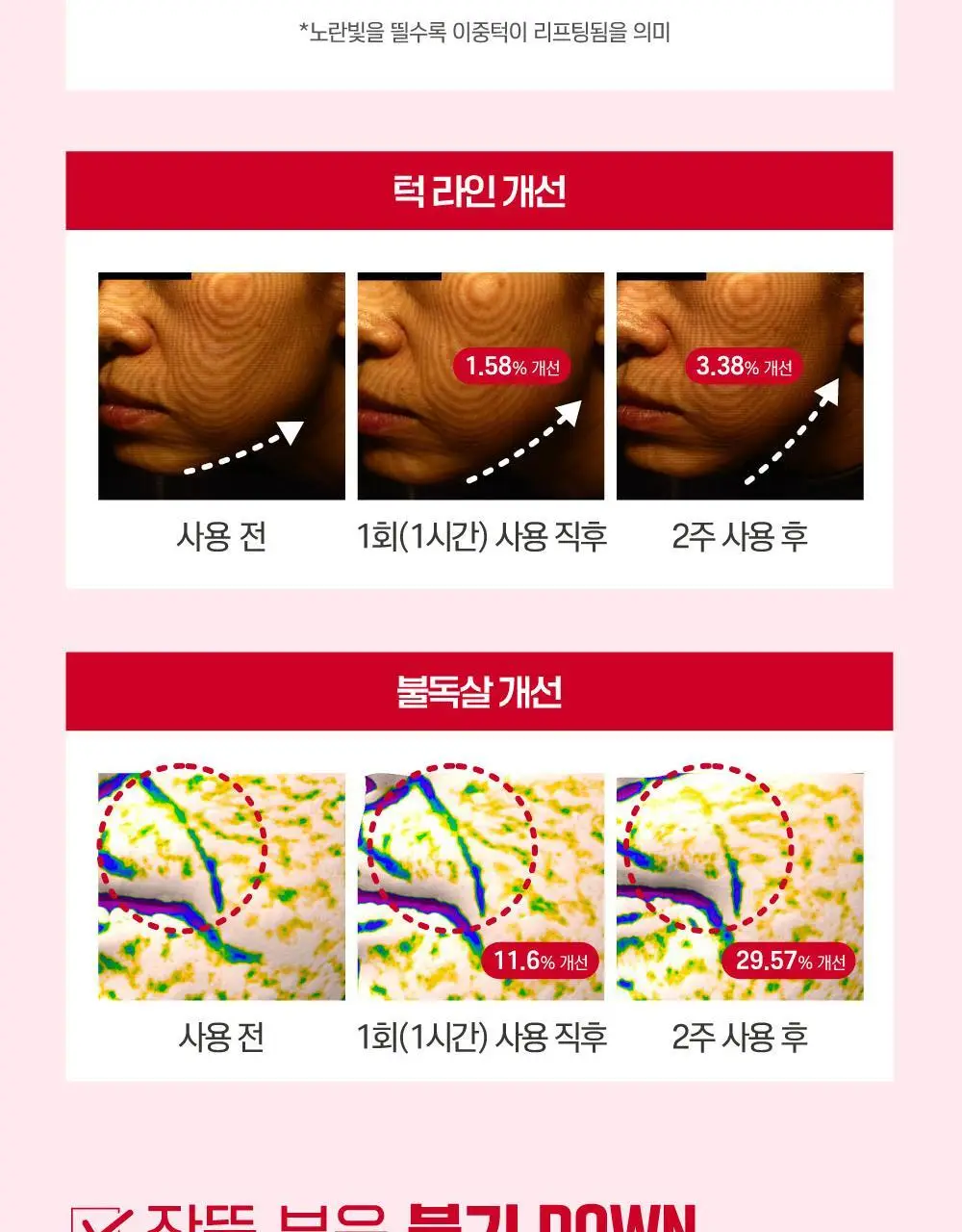 [브이라인/탄력케어] 라운드랩 동백 딥 콜라겐 브이 리프팅 겔 마스크 4매 상세페이지 12